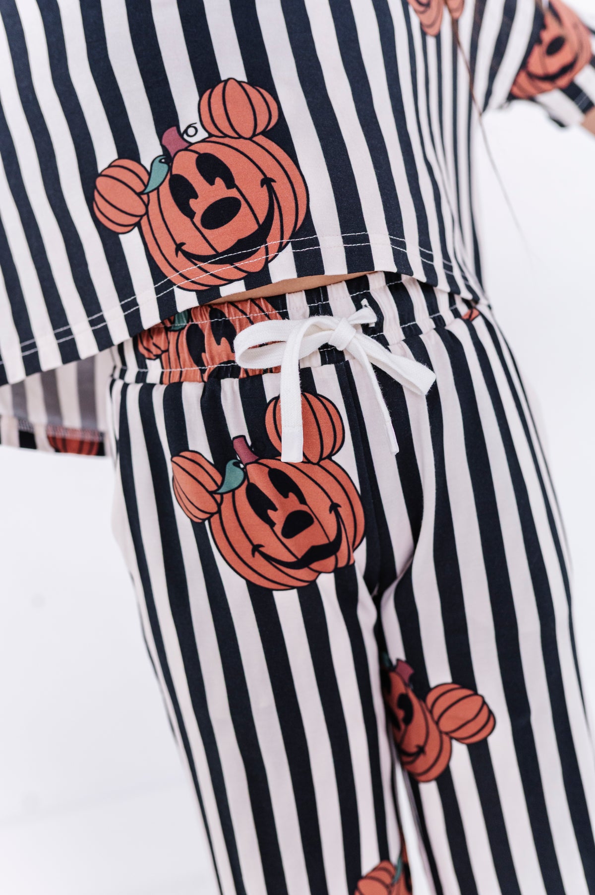 Striped Mickey Pumpkin | BAMBOO PANT SET