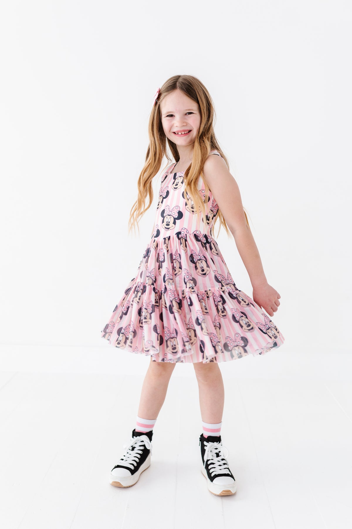 MINNIE Stripe (KIDS) | Mesh DRESS