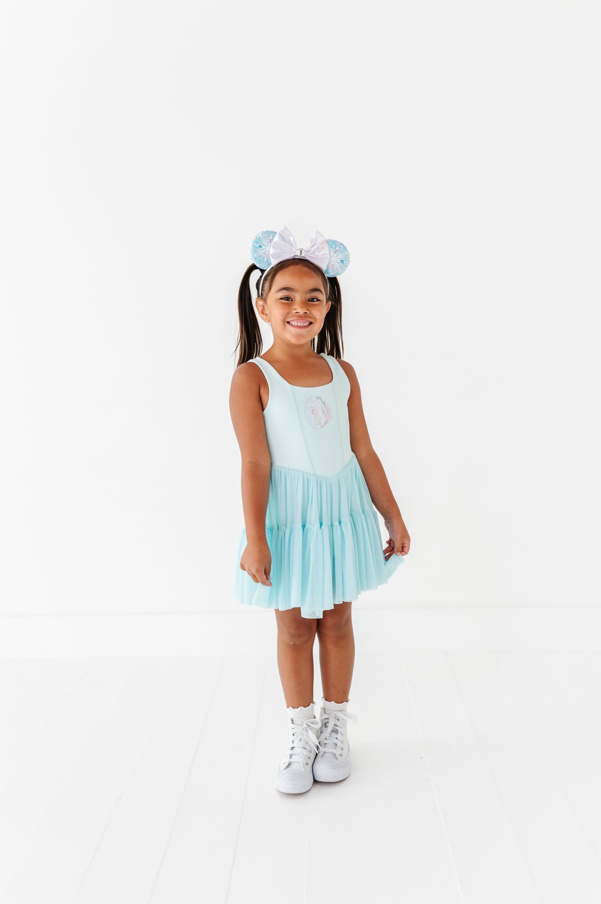 Elsa (KIDS) | Icy Blue Mesh DRESS