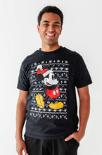 Load image into Gallery viewer, Sweater Print Mickey | ADULT Black UNISEX TEE