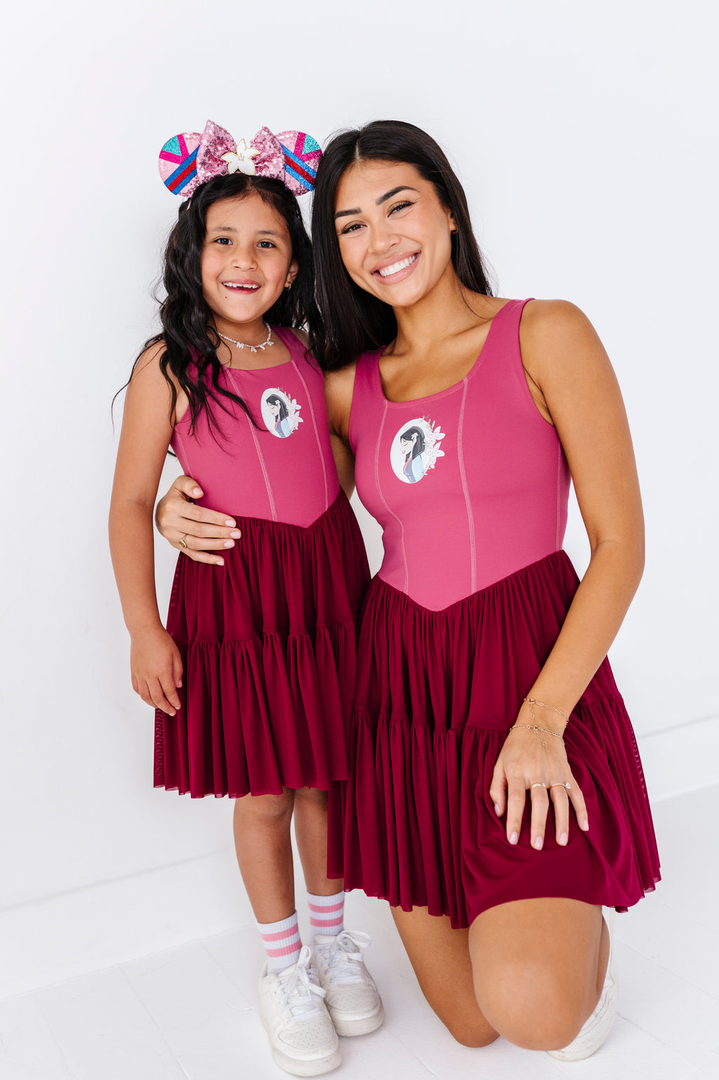 Mulan (ADULT) | Wine Mesh DRESS