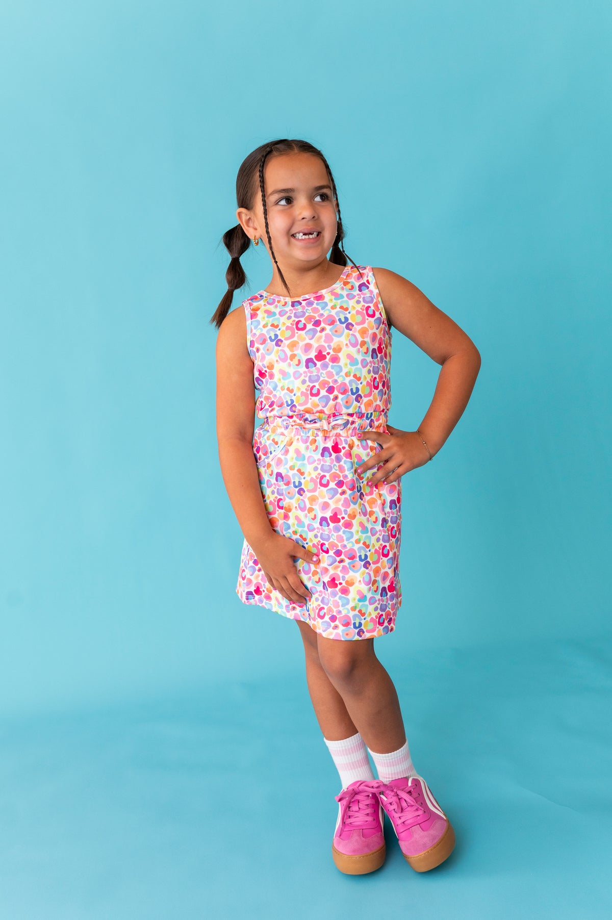 Sugarwave Leopard | Tennis Dress (with shorts!)