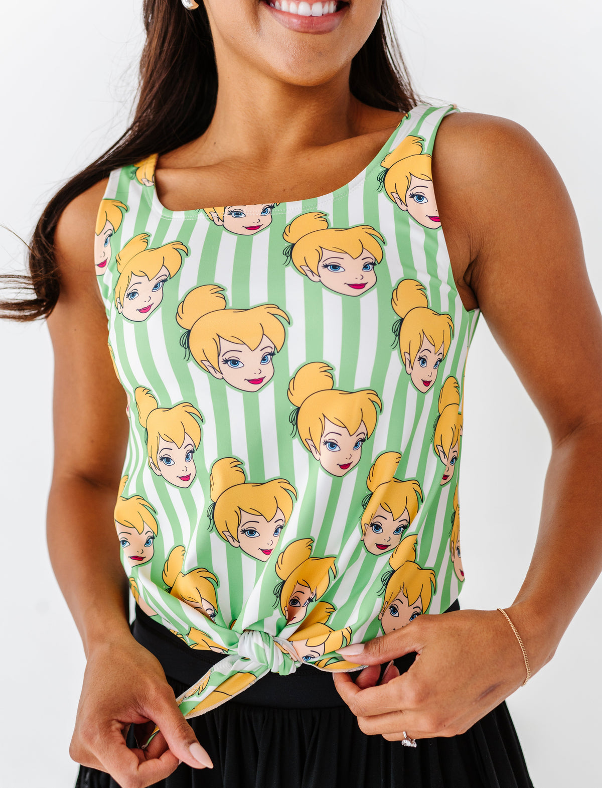 TINK Stripe (ADULT) | FRONT-TIE TANK
