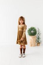 Load image into Gallery viewer, Carmel | Velvet Bow Back Dress