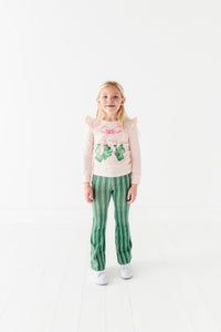 Shamrock Cherries | Pink Ruffle Long Sleeve