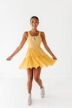 Belle (ADULT) | Buttercrem Mesh DRESS