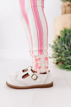 Load image into Gallery viewer, Pink Candy Cane Stripe | SLIM LEGGINGS