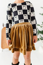 Load image into Gallery viewer, Carmel Velvet | 2-Tiered SKORT