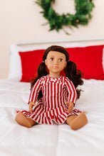 Load image into Gallery viewer, Red Stripes | DOLL DRESS
