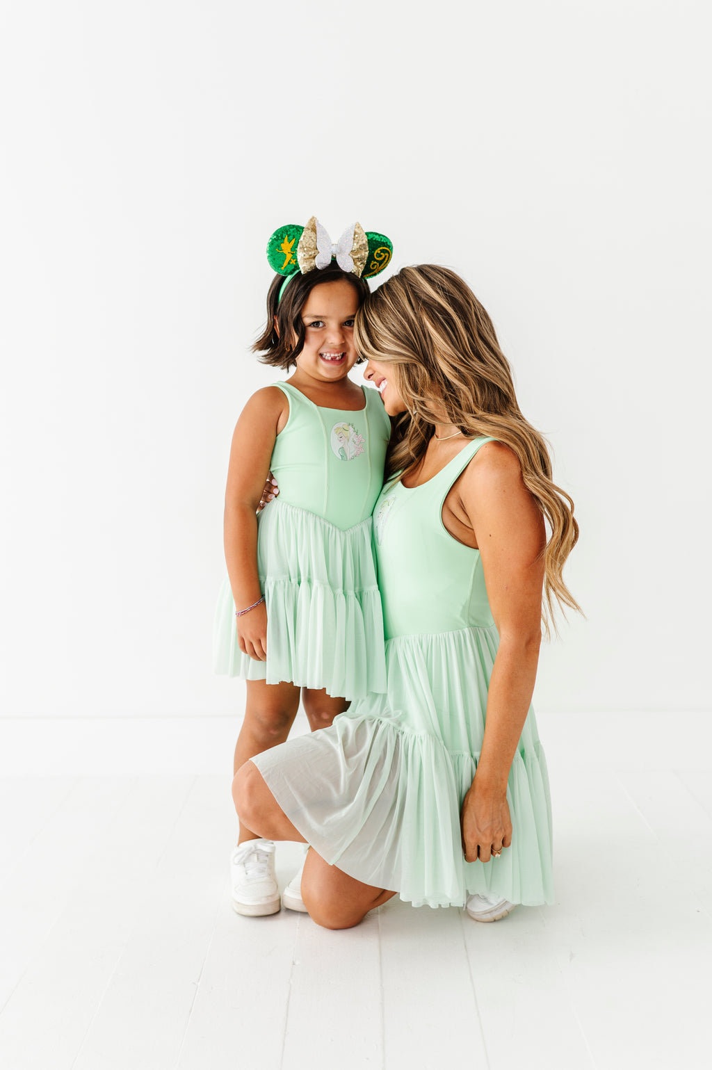 Tink (KIDS) | Lime Mesh DRESS