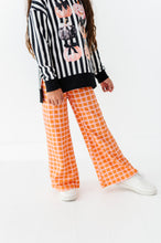 Load image into Gallery viewer, Peach Patch Plaid | Wide-Leg Pants