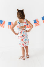 Load image into Gallery viewer, Red, White + BOWS | Tennis Dress