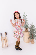 Load image into Gallery viewer, Framed Grinch | Collard Twirl Dress