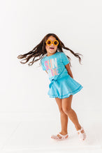 Load image into Gallery viewer, Capri Blue | RIBBED SKORT