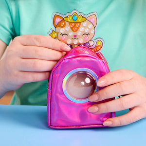 Bubble Gems Keychain: Kitty Princess