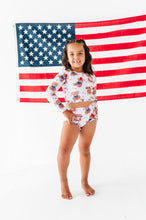Load image into Gallery viewer, Liberty Bears | 1/4th Zip Rashguard 2-Piece