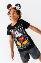 Load image into Gallery viewer, Sweater Print Mickey | KIDS BLACK TEE