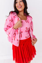 Load image into Gallery viewer, Pink Park Bows | ADULT Cropped Hoodie