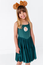 Merida (KIDS) | Teal Mesh DRESS