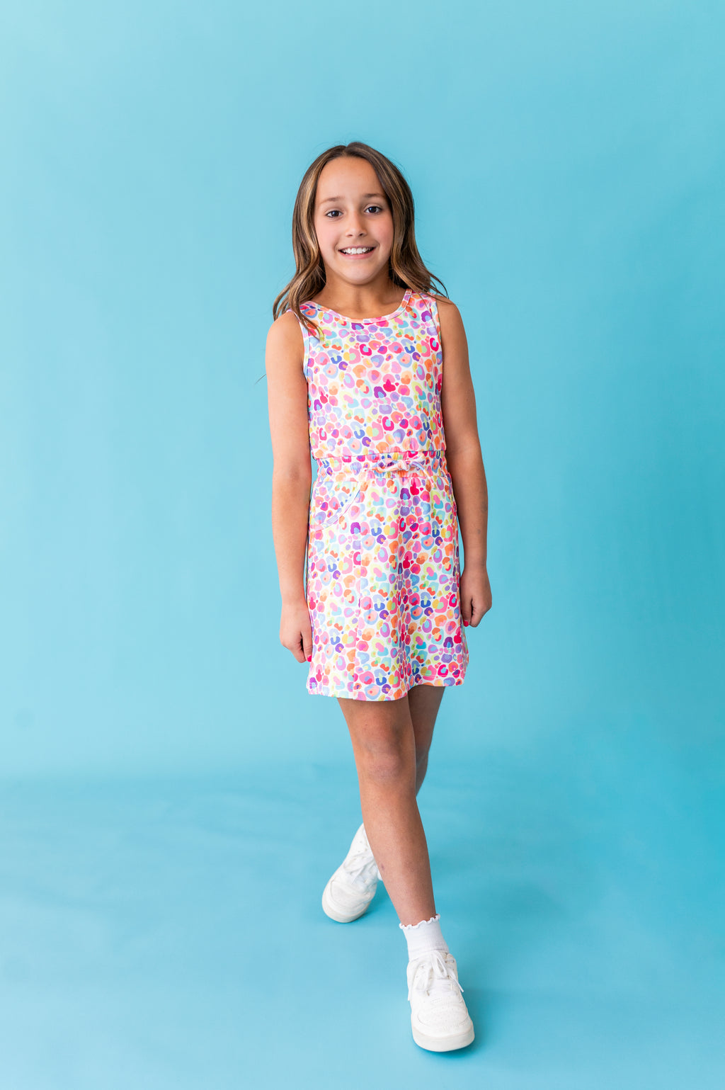 Sugarwave Leopard | Tennis Dress (with shorts!)