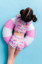 Load image into Gallery viewer, Sugarwave Leopard | 1/4th ZIP RASHGUARD 2-PIECE