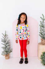 Load image into Gallery viewer, Holly Red | Ribbed SLIM LEGGINGS