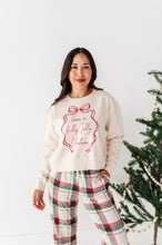 Load image into Gallery viewer, Holly Jolly | CROPPED SWEATSHIRT