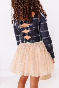 Gold Shimmer | MESH Skort