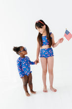 Load image into Gallery viewer, Disco Party in the USA | Bandeau Ruffle 2-Piece