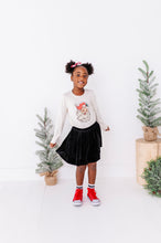 Load image into Gallery viewer, Black Velvet | 2-Tiered SKORT