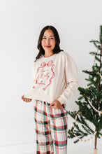 Load image into Gallery viewer, Holly Jolly | CROPPED SWEATSHIRT