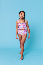 Sugarwave Leopard | BANDEAU RUFFLE 2-PIECE