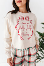 Load image into Gallery viewer, Holly Jolly | CROPPED SWEATSHIRT