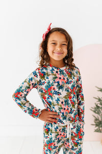 Holly Floral | GIRLS WIDE-LEG SET