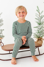 Load image into Gallery viewer, Green Stripes | BOYS JOGGER SET