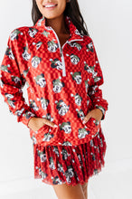 Load image into Gallery viewer, Minnie's Holly Check | ADULT 1/4th ZIP