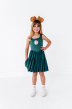 Merida (KIDS) | Teal Mesh DRESS
