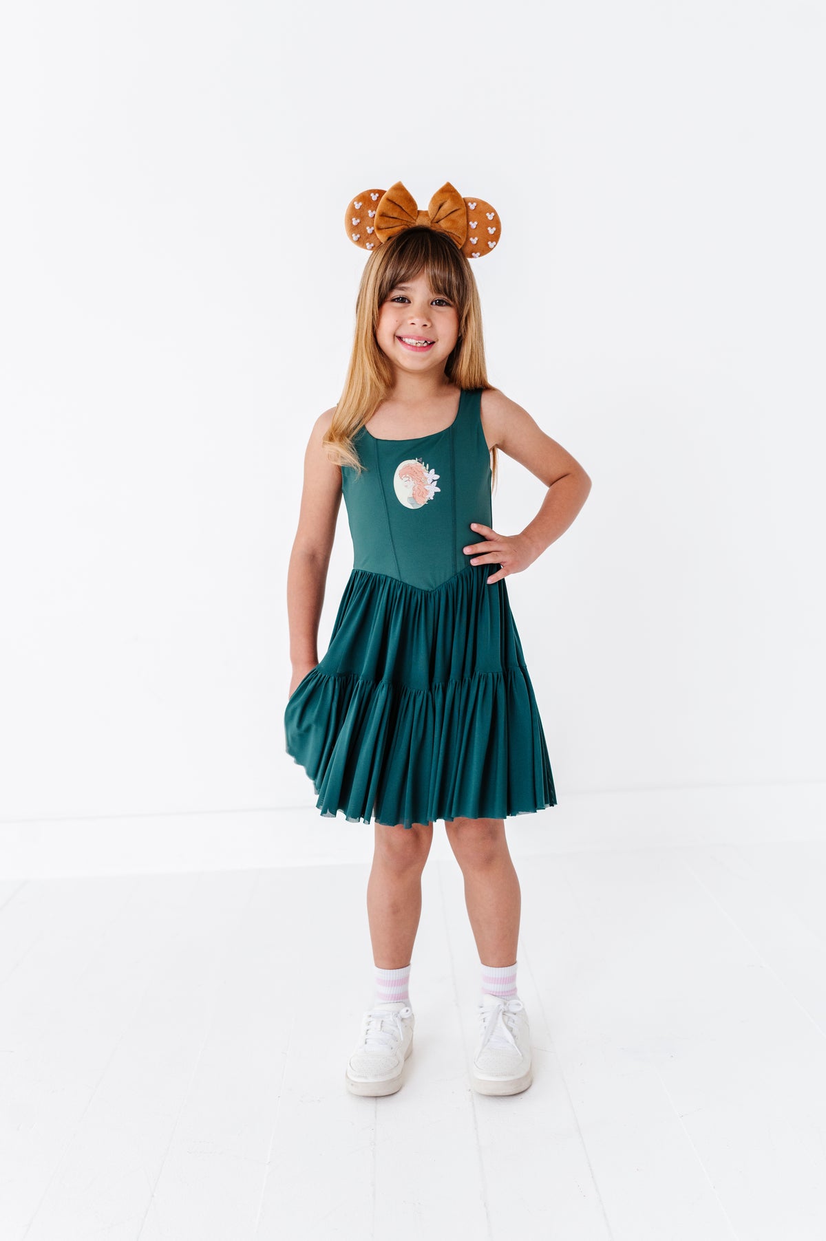 Merida (KIDS) | Teal Mesh DRESS