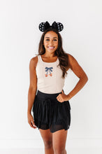 Load image into Gallery viewer, Pumpkin Bow TAN | ADULT TANK