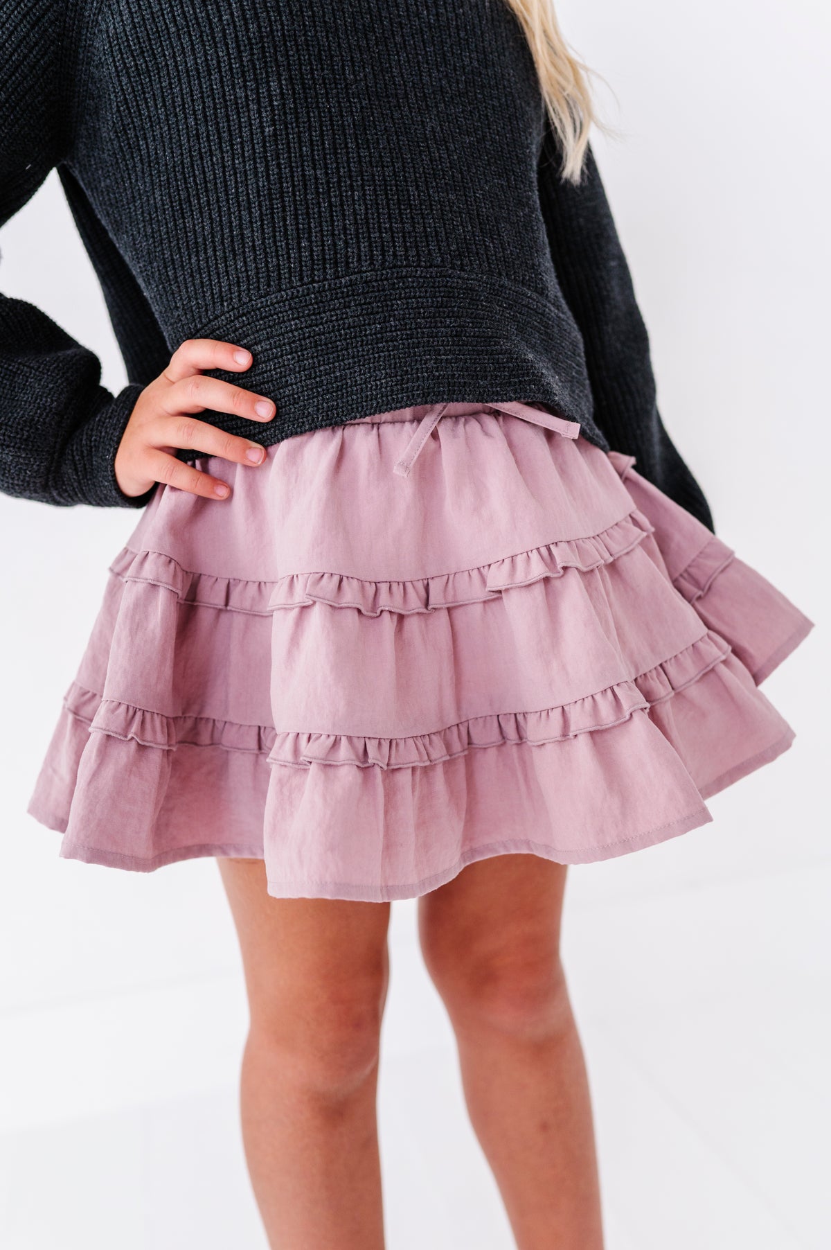 Tinsel Mauve | 3-Tiered Skort