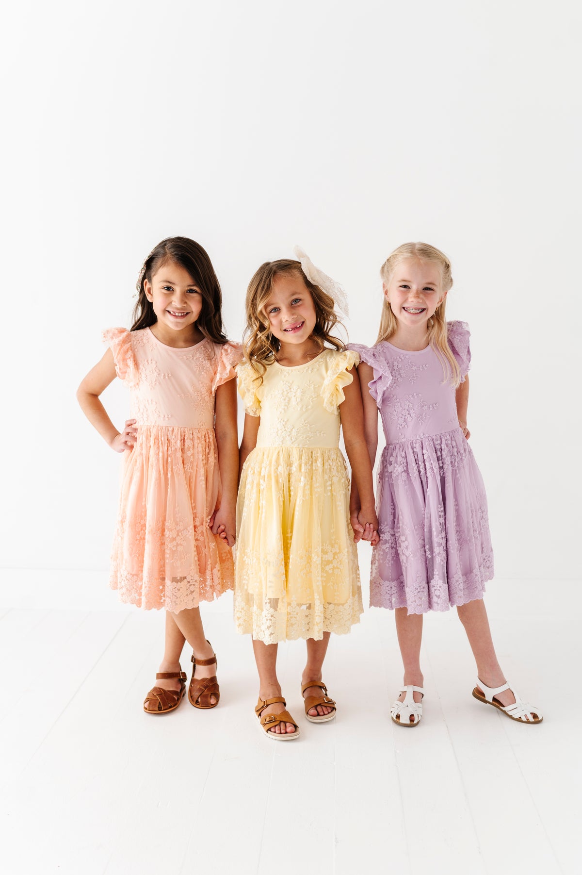 Petal Peach | LACE DRESS