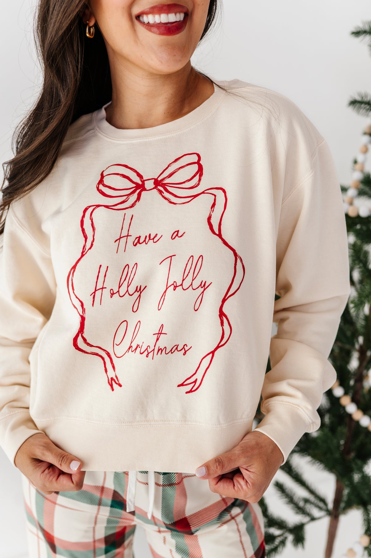 Holly Jolly | CROPPED SWEATSHIRT