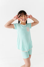 Load image into Gallery viewer, Ocean | Mini Dress + Biker Shorts RIB Set