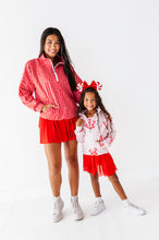 Load image into Gallery viewer, Merry Mouse Bows | ADULT 1/4th ZIP