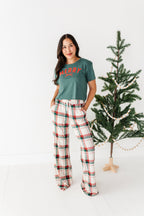 Merry | (GREEN) ADULT TEE (Both CROP + FULL LENGTH listed here!)