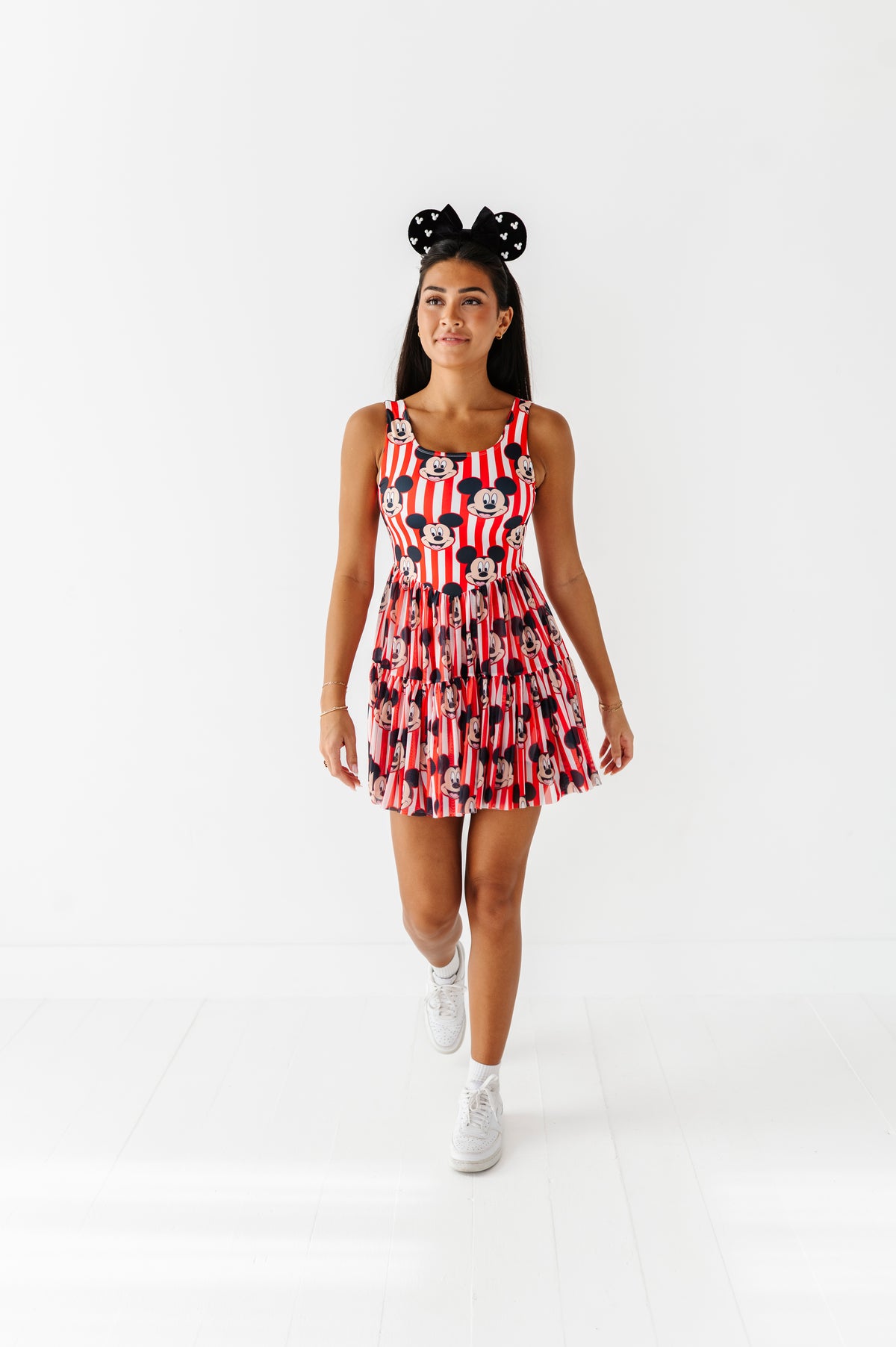 MICKEY Stripe (ADULT) | Mesh DRESS