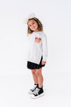 Load image into Gallery viewer, Piggy Pumpkin (STRIPE) | SIDE SPLIT SWEATSHIRT