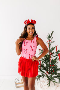 Mouse Bows PINK | (ADULT) TANK