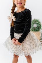 Cream + Dottie | MESH Skort
