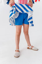 Load image into Gallery viewer, BLUE Spangled Stripes | SKORT